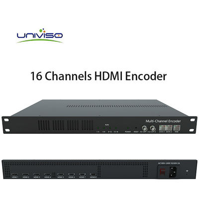 Đầu vào kỹ thuật số Đầu vào HDMI Bộ mã hóa HD H.264 &amp; H.265 với đầu ra IP &amp; ASI, chèn logo